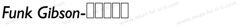 Funk Gibson字体转换
